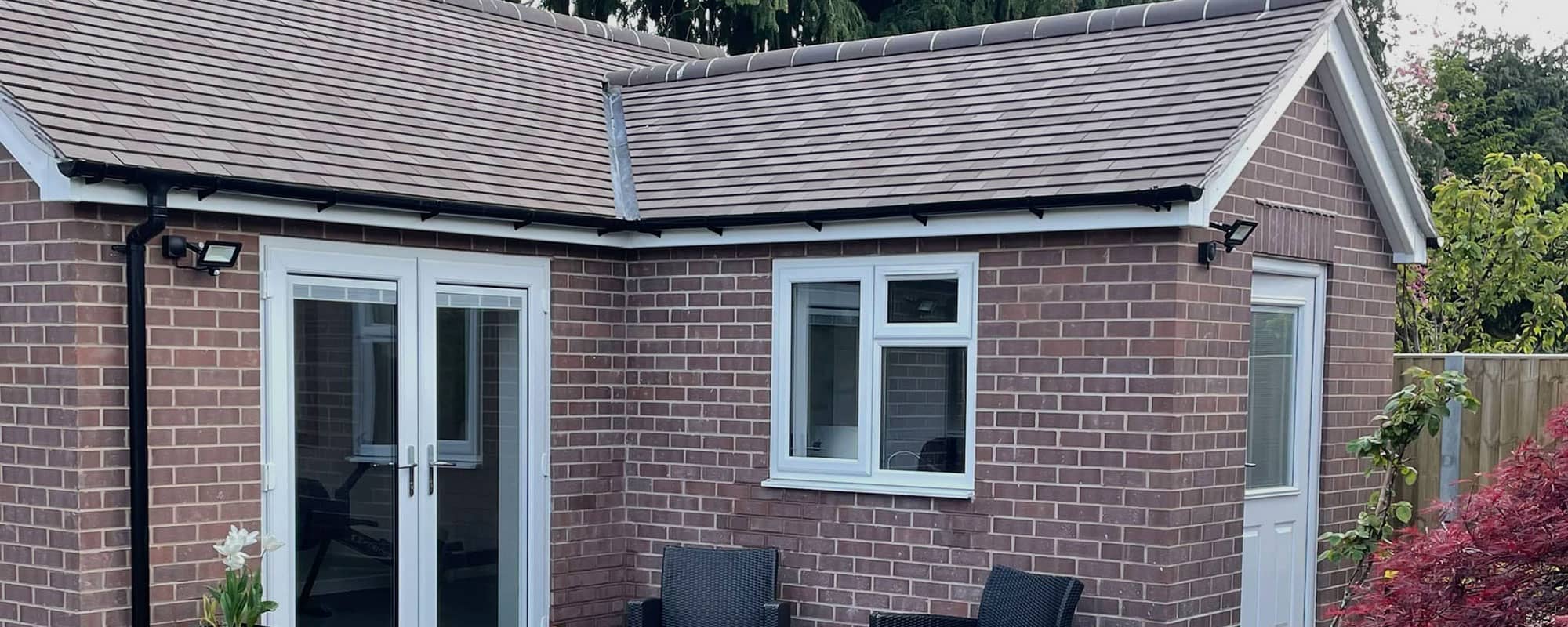 Rear house extension